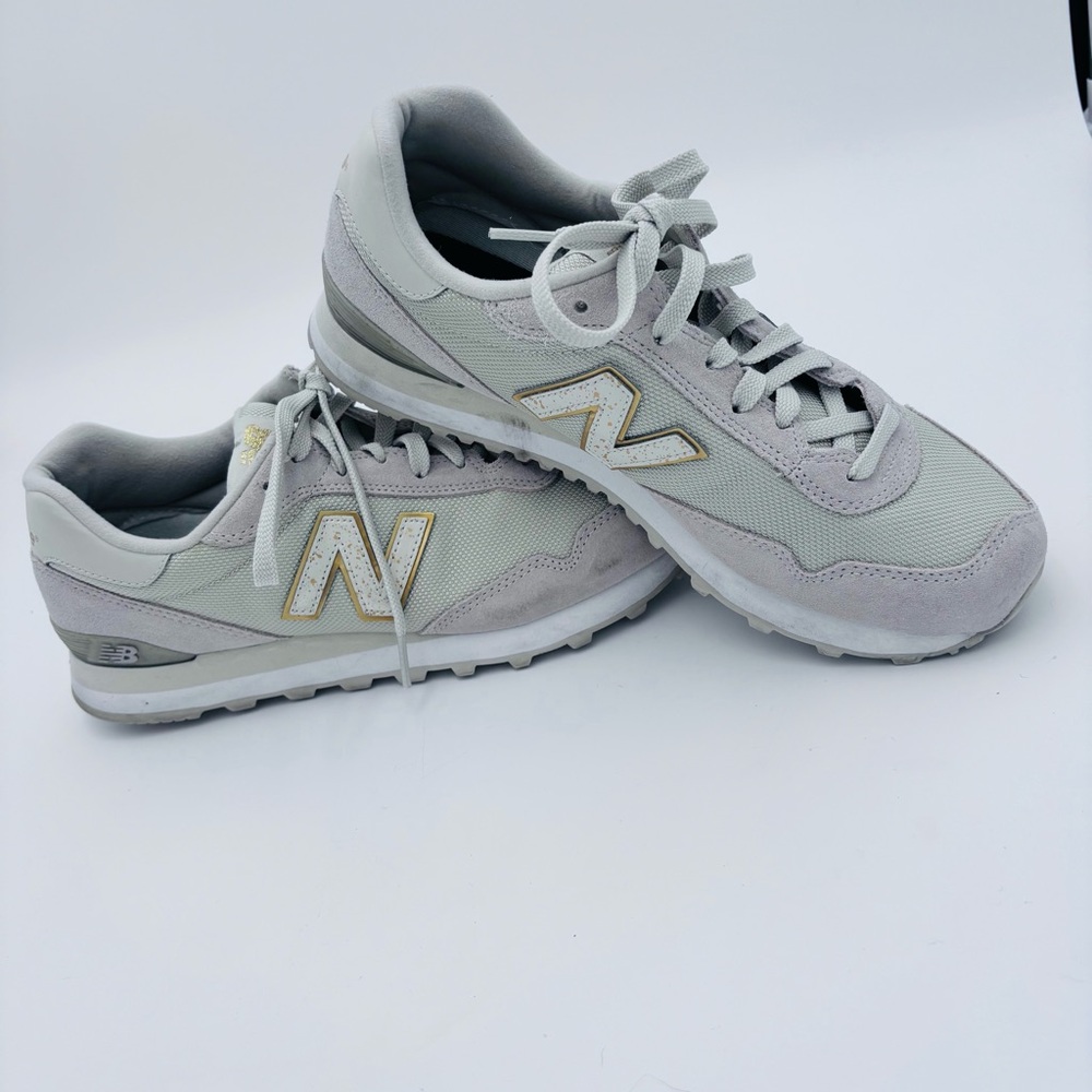 New Balance WL515 Womens Suede/Mesh Athletic Running Low Top Shoes Tan Size 10B